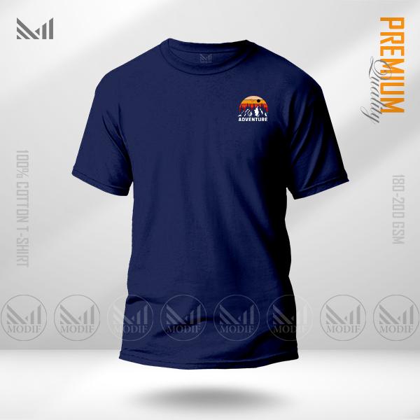 ADVENTURE classic men & women t-shirt premium cotton unisex round neck short sleeve