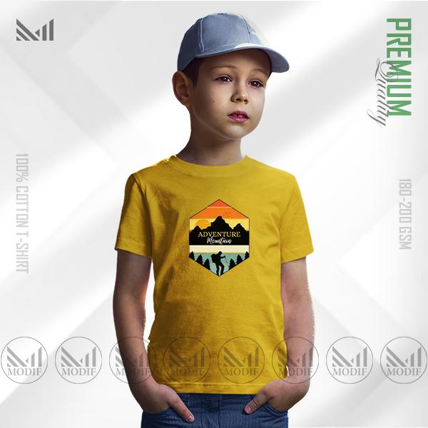 Adventure Mountain Kids Graphic T-Shirt | Premium Cotton | Unisex Fit