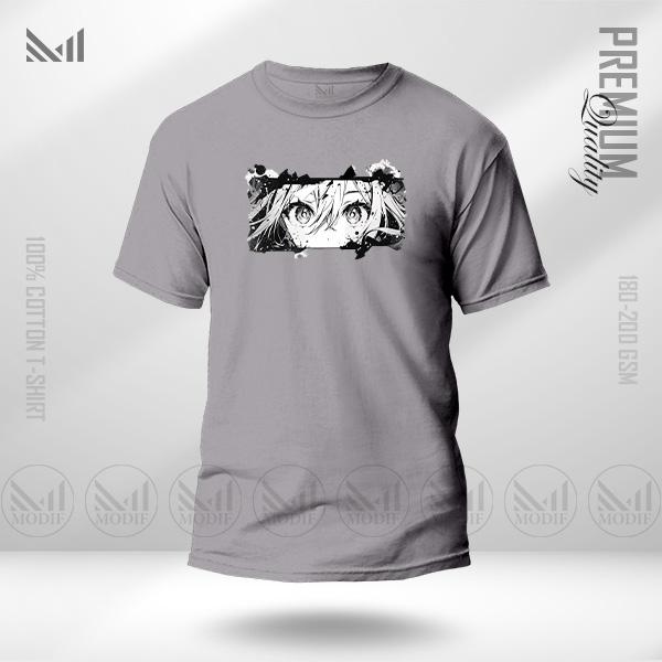 Anime t-shirt premium cotton unisex round neck short sleeve baju tshirt men & women
