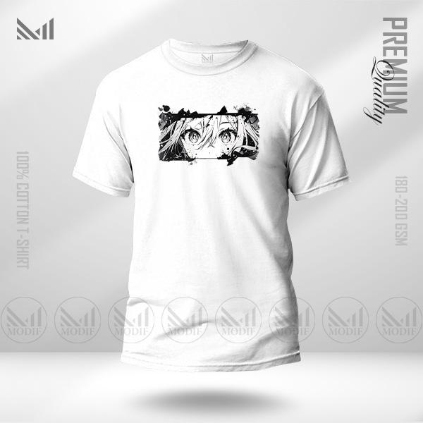 Anime t-shirt premium cotton unisex round neck short sleeve baju tshirt men & women