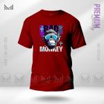 Bad Monkey Graphic T-Shirt Made With Premium Cotton Unisex Round Neck Short Sleeve