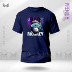 Bad Monkey Graphic T-Shirt Made With Premium Cotton Unisex Round Neck Short Sleeve