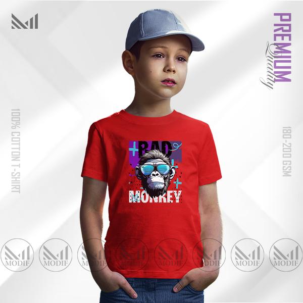Bad Monkey Kids Graphic red