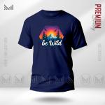 Be Wild Classic T-Shirt – Adventure Inspired Minimal Design | Premium Cotton | Unisex Round Neck | Short Sleeve | Casual Everyday Wear