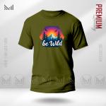 Be Wild Classic T-Shirt – Adventure Inspired Minimal Design | Premium Cotton | Unisex Round Neck | Short Sleeve | Casual Everyday Wear
