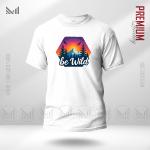 Be Wild Classic T-Shirt – Adventure Inspired Minimal Design | Premium Cotton | Unisex Round Neck | Short Sleeve | Casual Everyday Wear
