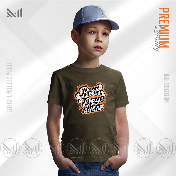 Better Days Ahead Kids Graphic Tee | Premium Cotton | Unisex Round Neck | Short Sleeve