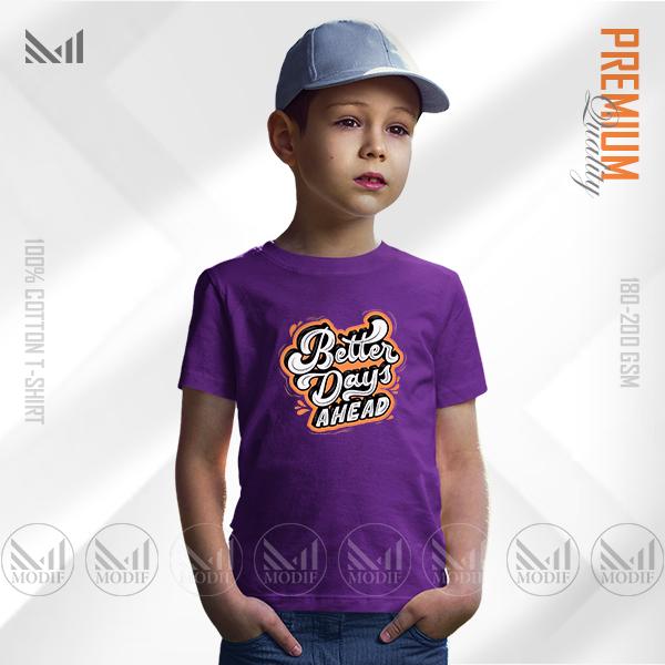 Better Days Ahead Kids Graphic Tee | Premium Cotton | Unisex Round Neck | Short Sleeve