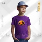 Campfire Kids Graphic T-Shirt – Bold Outdoor Camp Artwork | Premium Cotton | Unisex Round Neck | Short Sleeve