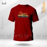 Classic Car Graphic T-Shirt – Vintage Automobile Artwork in Premium Cotton | Unisex Round Neck | Short Sleeve