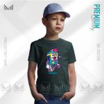 Crazy Robo Kids Graphic T-Shirt – Fun Robot Artwork | Premium Cotton | Unisex Round Neck | Short Sleeve