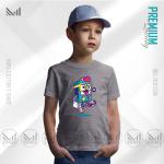 Crazy Robo Kids Graphic T-Shirt – Fun Robot Artwork | Premium Cotton | Unisex Round Neck | Short Sleeve