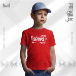 Drops kids graphic tshirt premium cotton unisex round neck short sleeve baju budak boys & girls