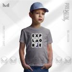 Explore Kids Graphic T-Shirt – Adventure Inspired Design in Premium Cotton | Unisex Round Neck | Short Sleeve
