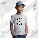 Explore Kids Graphic T-Shirt – Adventure Inspired Design in Premium Cotton | Unisex Round Neck | Short Sleeve