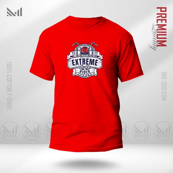 Extreme Rider Graphic T-Shirt – Bold Adventure Streetwear Design | Premium Cotton | Unisex Round Neck | Short Sleeve