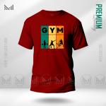 Gym Sports Graphic T-Shirt | Premium Cotton | Unisex Round Neck Short Sleeve