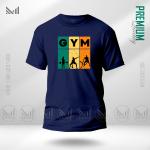 Gym Sports Graphic T-Shirt | Premium Cotton | Unisex Round Neck Short Sleeve