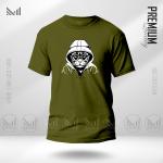 Hacker Cat Graphic T-Shirt Made With Premium Cotton Unisex Round Neck Short Sleeve