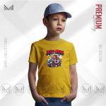 Just Move Kids Graphic T-Shirt Made With Premium Cotton Unisex Round Neck Short Sleeve
