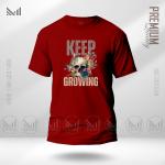Keep Growing Graphic T-Shirt – Premium Cotton, Unisex, Round Neck