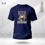Keep Growing Graphic T-Shirt – Premium Cotton, Unisex, Round Neck