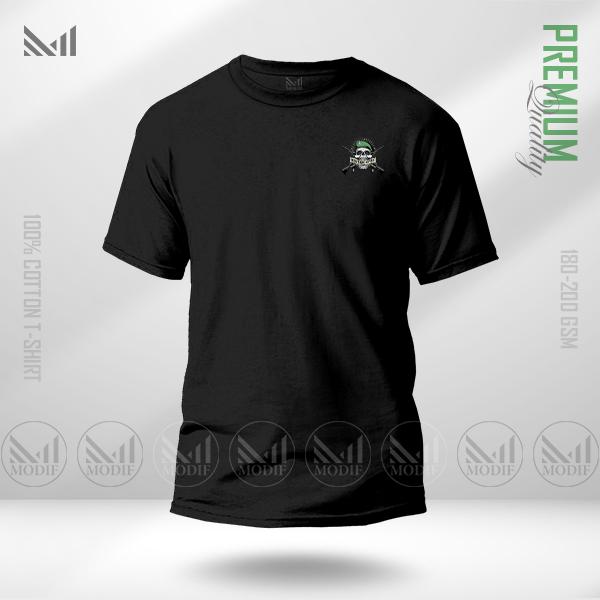 Military Style Classic Tee | Premium Cotton | Unisex Round Neck | Short Sleeve
