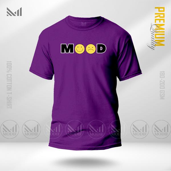Mood Graphic T-Shirt | Premium Cotton | Unisex Round Neck | Short Sleeve