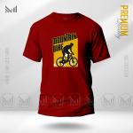 Mountain Bike Graphic T-Shirt – Adventure Cycling Artwork in Premium Cotton | Unisex Round Neck | Short Sleeve