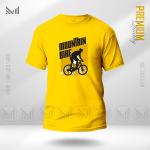 Mountain Bike Graphic T-Shirt – Adventure Cycling Artwork in Premium Cotton | Unisex Round Neck | Short Sleeve