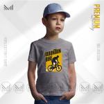 Mountain Bike Kids Graphic T-Shirt – Adventure Cycling Design in Premium Cotton | Unisex Round Neck | Short Sleeve