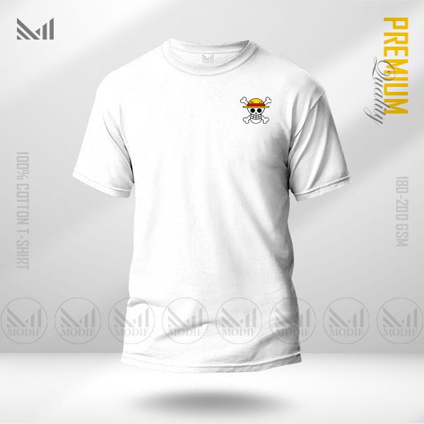 Mugiwara Flag Classic T-Shirt | Premium Cotton | Unisex Round Neck | Short Sleeve