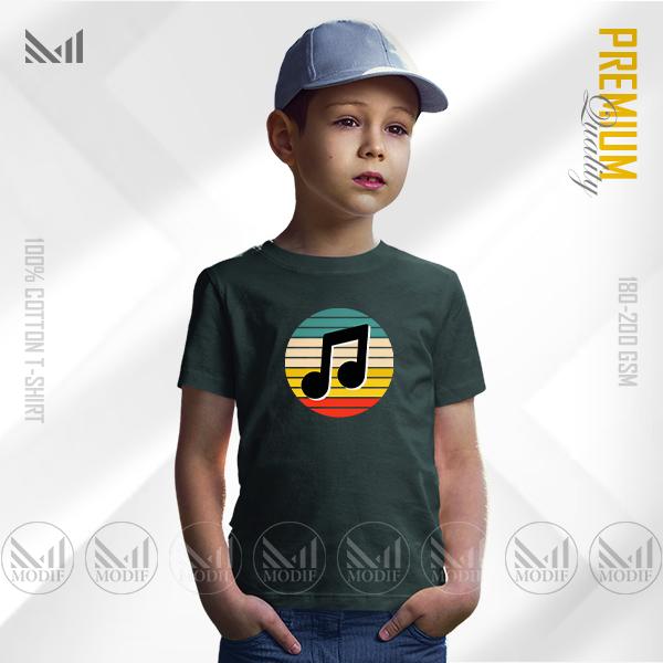 Music Kids Graphic T-Shirt – Fun Sound Inspired Artwork | Premium Cotton | Unisex Round Neck | Short Sleeve