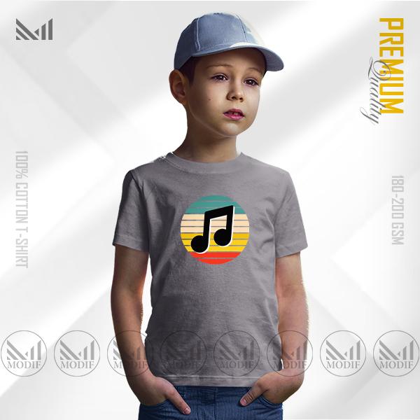 Music Kids Graphic T-Shirt – Fun Sound Inspired Artwork | Premium Cotton | Unisex Round Neck | Short Sleeve