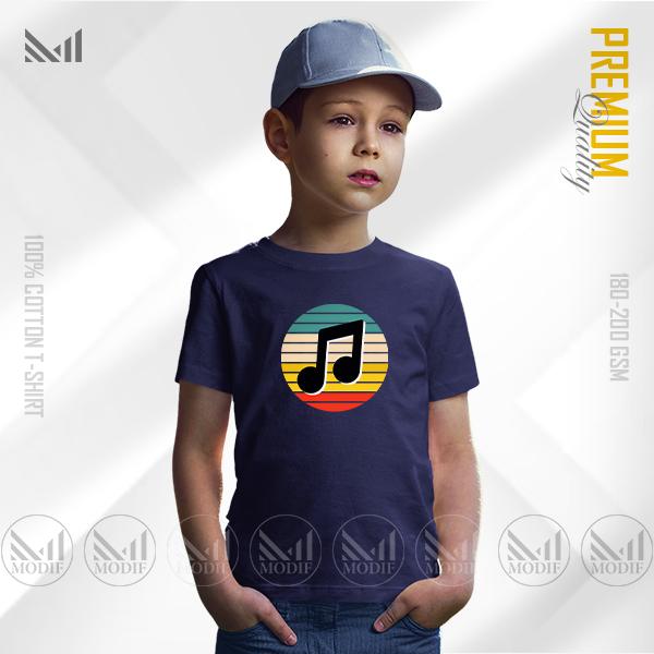 Music Kids Graphic T-Shirt – Fun Sound Inspired Artwork | Premium Cotton | Unisex Round Neck | Short Sleeve