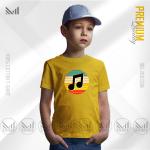 Music Kids Graphic T-Shirt – Fun Sound Inspired Artwork | Premium Cotton | Unisex Round Neck | Short Sleeve