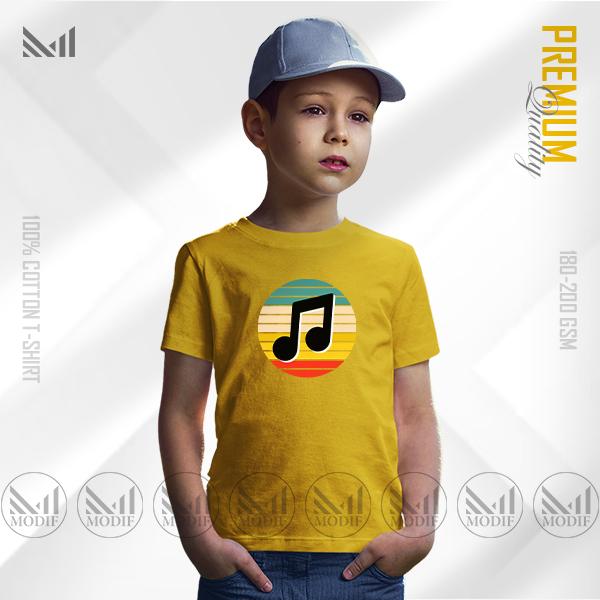 Music Kids Graphic T-Shirt – Fun Sound Inspired Artwork | Premium Cotton | Unisex Round Neck | Short Sleeve