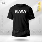 T-Shirt Grafik NASA Voyager Diperbuat Daripada Kapas Premium Leher Bulat Uniseks Lengan Pendek