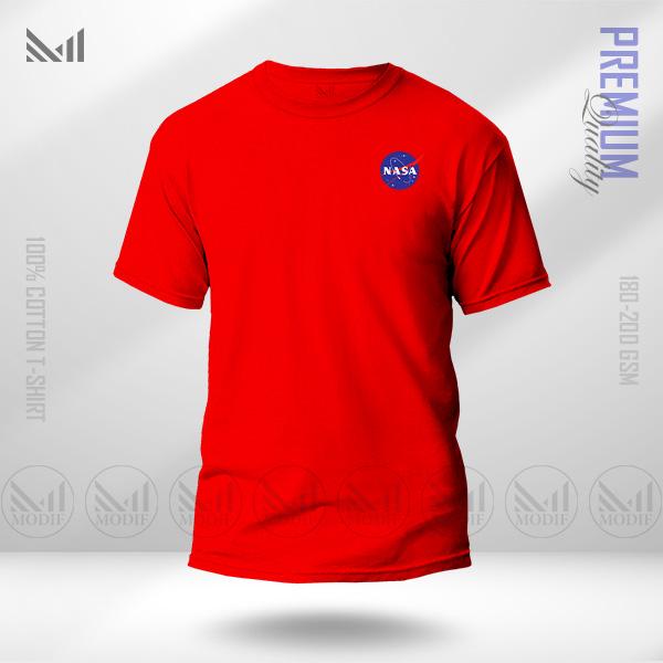 NASA Classic T-Shirt Made With Premium Cotton Unisex Round Neck Short Sleeve