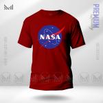 NASA Graphic T-Shirt Diperbuat Daripada Kapas Premium Uniseks Leher Bulat Lengan Pendek
