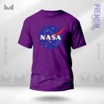 NASA Graphic T-Shirt Diperbuat Daripada Kapas Premium Uniseks Leher Bulat Lengan Pendek