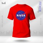 NASA Graphic T-Shirt Diperbuat Daripada Kapas Premium Uniseks Leher Bulat Lengan Pendek