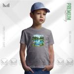 Nature View Kids Graphic T-Shirt – Scenic Landscape Artwork | Premium Cotton | Unisex Round Neck | Short Sleeve