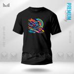Neon Rider Graphic T-Shirt – Electric Night Drive Design | Premium Cotton | Unisex Round Neck | Short Sleeve | Modern Streetwear Style