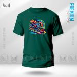 Neon Rider Graphic T-Shirt – Electric Night Drive Design | Premium Cotton | Unisex Round Neck | Short Sleeve | Modern Streetwear Style