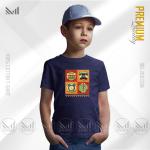 Nostalgia Kids Graphic T-Shirt – Retro-Inspired Artwork | Premium Cotton | Unisex Round Neck | Short Sleeve