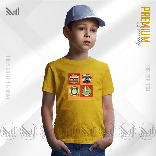 Nostalgia Kids Graphic T-Shirt – Retro-Inspired Artwork | Premium Cotton | Unisex Round Neck | Short Sleeve