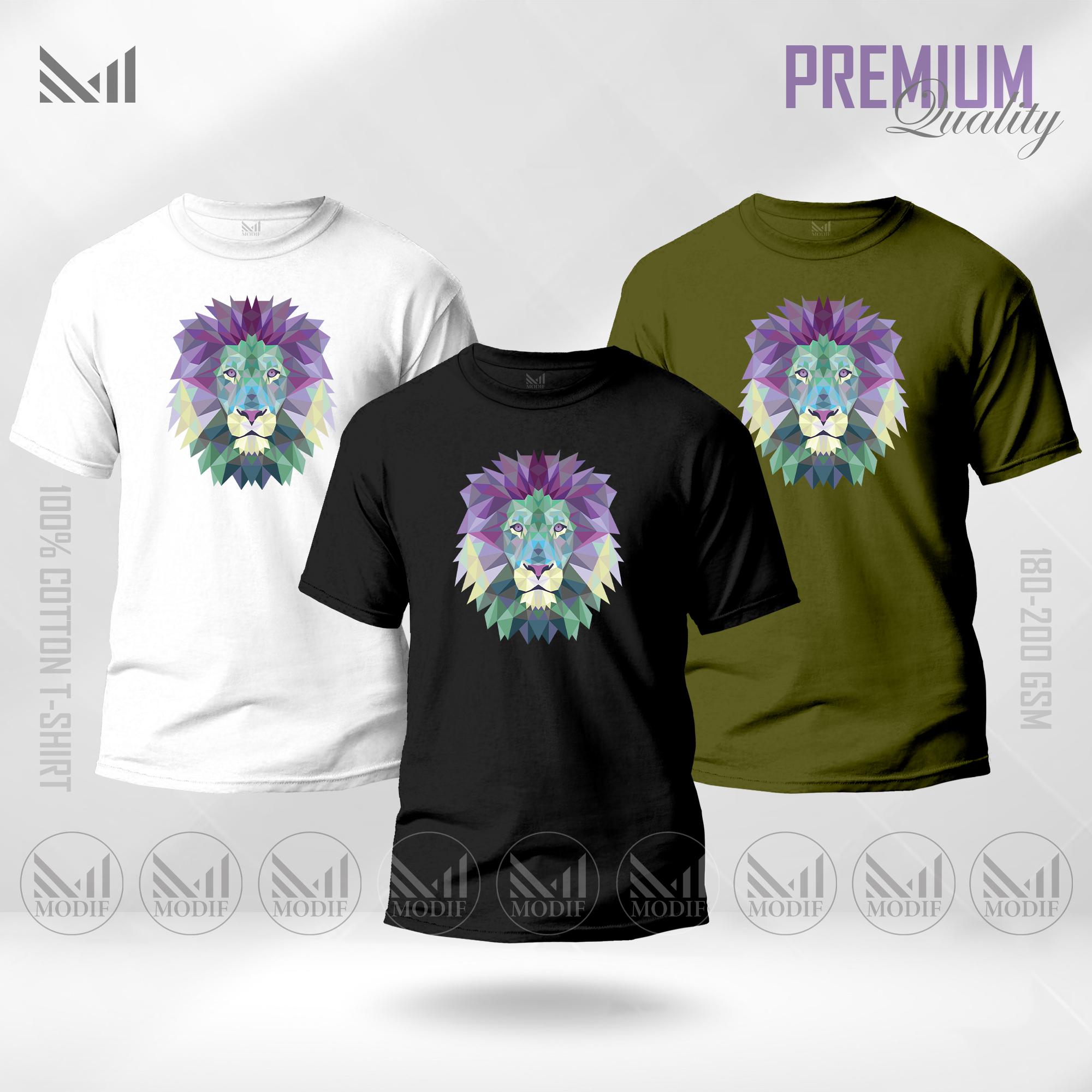 Polygon Lion Adult Graphic Cover 3