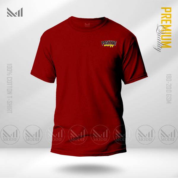 Positive Energy Classic Tee | Premium Cotton | Unisex Round Neck | Short Sleeve