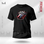 Racing Car Adult Graphic T-Shirt Made With Premium Cotton Unisex Round Neck Short Sleeve
